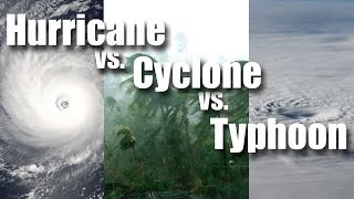 Hurricane vs Cyclone vs Typhoon [upl. by Edaj385]