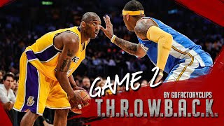 Throwback Carmelo Anthony vs Kobe Bryant Full Duel Highlights 2009 WCF G2 Lakers vs Nuggets  SICK [upl. by Porett424]