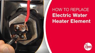 How to Replace an Electric Water Heater Element [upl. by Ahsanat]