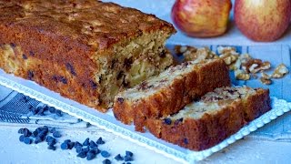 Plumcake con Mele e Noci Ricetta 6 [upl. by Egnalos]