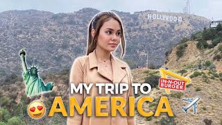 AMERICA TRAVEL VLOG  IVANA ALAWI [upl. by Rhianna27]