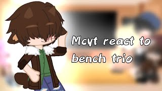 Mcyt react to Bench Trio  GCRV  Dreamsmp [upl. by Kazue]