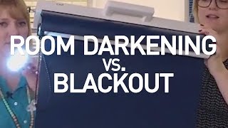 Blackout Shades vs Room Darkening Shades [upl. by Atnom104]