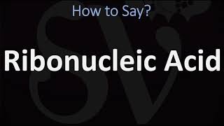 How to Pronounce Ribonucleic Acid CORRECTLY [upl. by Ysdnil]