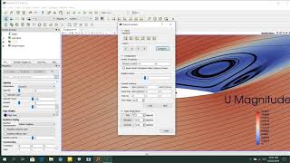 ParaView Tutorial Velocity contour and streamlines [upl. by Lanford]