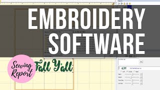 Embroidery Designs  Fonts Using Embrilliance Express Free Software  SEWING REPORT [upl. by Eimam]