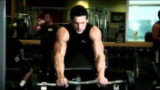 Biceps  Reverse Barbell Preacher Curls Exercise Guide [upl. by Akemej]