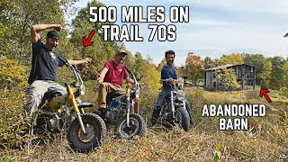 Riding 500 miles on 70’s Honda MINI BIKES to Find Ike’s ABANDONED Mountain Cabin 2020 Fall Special [upl. by Scheers469]