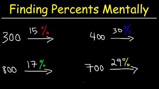 How To Find a Percent of a Number  Without a Calculator [upl. by Bigelow]