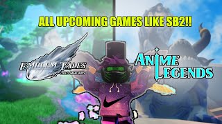 UPCOMING Games LIKE Sword Burst 2 Roblox [upl. by Hittel]