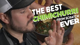 The BEST Chimichurri Recipe From Scratch  SWTY [upl. by Anivel]