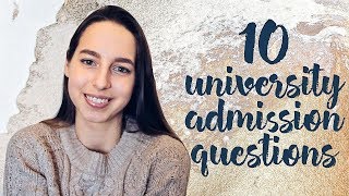 How to pass university admission interview  10 questions [upl. by Sipple83]