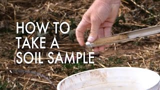 How to Take a Soil Sample [upl. by Roede70]