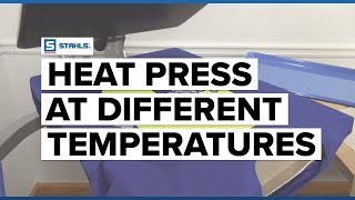 How to Heat Press Materials at Different Temperatures [upl. by Fleece885]