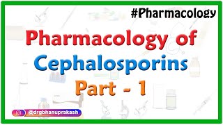 Pharmacology of Cephalosporins  Classification  spectrum of activity and clinical use  Part 1 [upl. by Oirram]