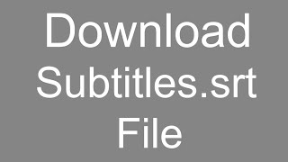 How to Download Subtitles SRT File From YouTube Video [upl. by Naivart]