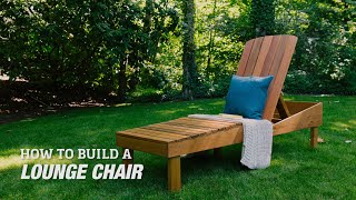 How to Build a DIY Lounge Chair [upl. by Aun212]