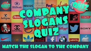 Can You Guess the Popular Company Slogans [upl. by Arramat825]