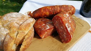 How to make SOPPRESSATA CALABRESE original italian salami recipe  Homemade Salami uomodicasa [upl. by Ennairoc679]