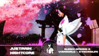 Nightcore Bleach Opening 2 Uverworld D Technolife [upl. by Lejeune]