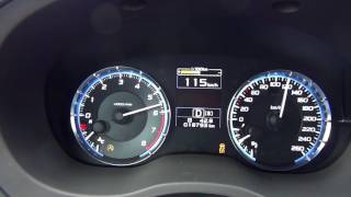 Subaru Levorg 16 GTS acceleration 0160 kmh [upl. by Hymie]