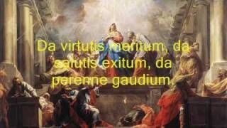 Veni Sancte Spiritus Come Holy Spirit  Gregorian Chant with lyrics [upl. by Aehtrod]