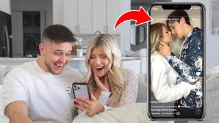 REACTING TO OUR OLD TIKTOK VIDEOS [upl. by Lindner]