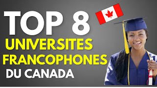 Top 8 Universités Francophones au Canada sans QUEBEC universitesmoinscheresaucanada [upl. by Walt]