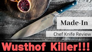 Made In Chef Knife Review Wusthof Killer [upl. by Ahseki707]