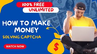 How To Make Money Solving Captcha 2023 [upl. by Leicester59]