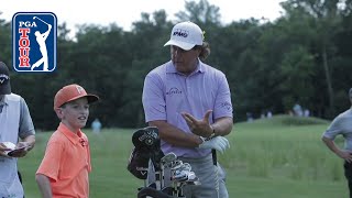 Best of  Phil Mickelson fan interactions [upl. by Oniger]