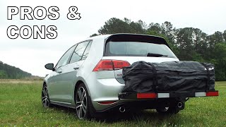 HitchMounted Cargo Carrier Pros and Cons [upl. by Clerk]