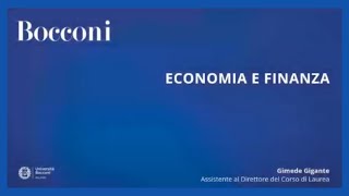 Economia e finanza [upl. by Alexina]