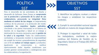 Política y objetivos de SST [upl. by Yran]