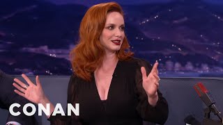 Christina Hendricks On Joining The quotGame Of Thronesquot Cast  CONAN on TBS [upl. by Mastic]