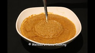 How To Make Authentic Satay Peanut Sauce – Melissa’s Home Cooking [upl. by Gnilyarg]