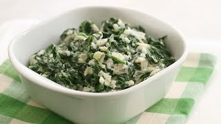 Easy Creamed Spinach  Everyday Food with Sarah Carey [upl. by Beatrisa]