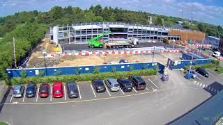 New multistorey car park  construction time lapse [upl. by Jody]