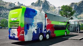 Fernbus Simulator  DLC France  Neoplan Skyliner [upl. by Hulburt]