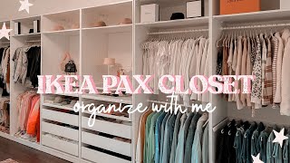 Ikea Pax Wardrobe System  Closet Tour  Organization 2021 [upl. by Lyndsie842]