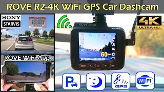 ROVE R24K WiFi GPS Dashcam Full Review [upl. by Aelahs152]