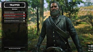 Red Dead Redemption 2  All Secret Outfits amp Hunting Clothes  Accessories PS4 Pro [upl. by Connelly]