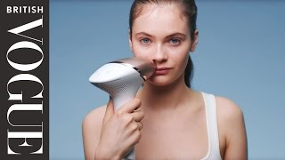 IPL Facial Hair Removal at Home  Vogue Beauty School  British Vogue amp Philips [upl. by Noemis]