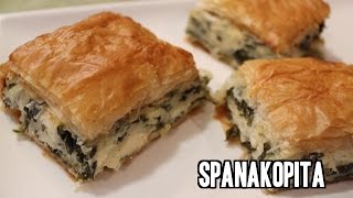 Greek Spanakopita Recipe Spinach Pie [upl. by Noirod171]