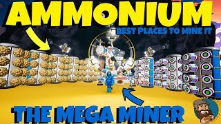 ASTRONEER  AMMONIUM TIPS AND TRICKS WITH THE MEGA MINER [upl. by Aldus]