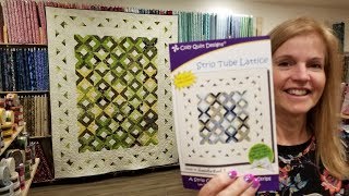 Strip Tube Lattice Quilt Tutorial [upl. by Martelli637]