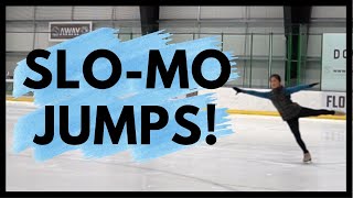 Figure Skating Jumps Explained  SLOW MOTION Singles [upl. by Mailliw21]