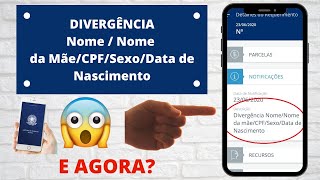 SEGURO DESEMPREGO  Divergência no nome nome da mãe CPF Data de nascimento resolvido  ATUALIZADO [upl. by Yila]