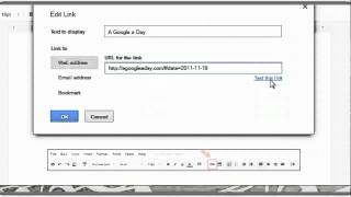 Create a Link  Google Docs [upl. by Katheryn]