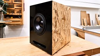 Making A Powered Sub Woofer  High Quality Bass  DIY Speaker [upl. by Constantia]